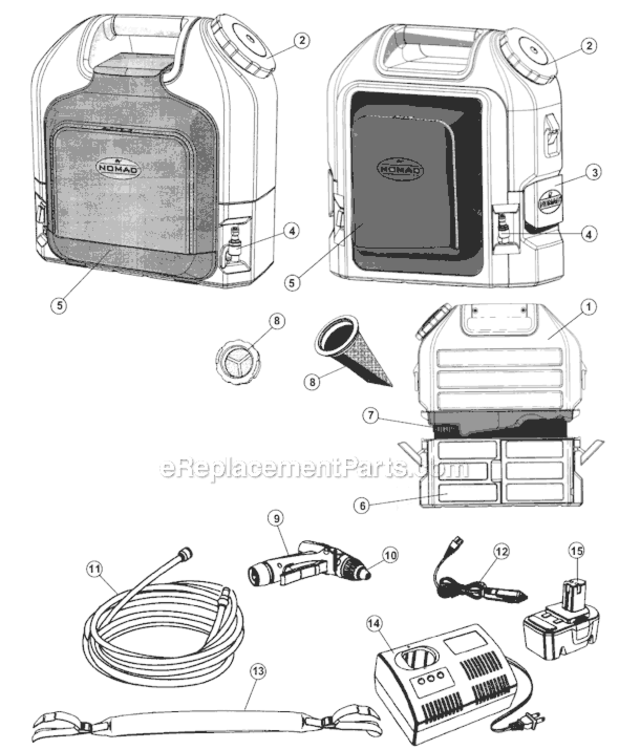 Page A Diagram and Parts List for PINR35  Dirt Devil Hand Vacuum